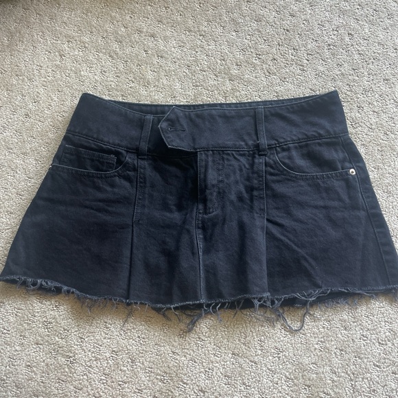Garage Dresses & Skirts - Garage Black Denim Skirt